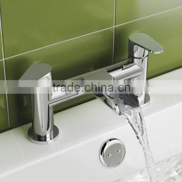 Dual Handle Basin Faucet With Square Body