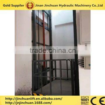 5 Tons High Quality Hydraulic Stationary Guide Rail Lift Platform SJG5T-8