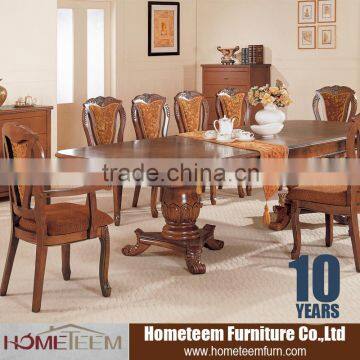 antique wooden inlay dining room furniture