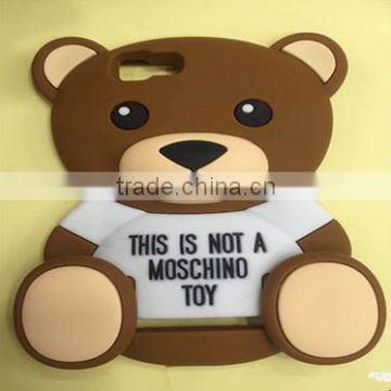 New Arrival Cartoon Bear Silicone Mobile Phone Case