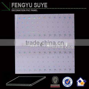 59.5cm star design pvc ceiling paneling for bathroom China manufacturer