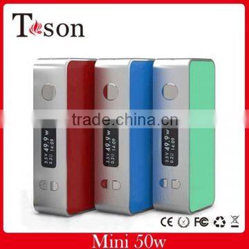 Regulated voltage box mod, mini 50w box mod, magnet cover & high quality Chips