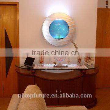 Round Glass Aquarium Wall Mounted Aquarium Fish Tank photo-6