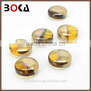 // Good Quality Golden Border Design Crystal Stone // White Holes Glass Rhinestone Glass Stones // photo-3