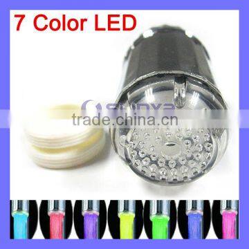 2 Adapters Included 18mm to 24mm Easy to Install 7 Color LED Tap