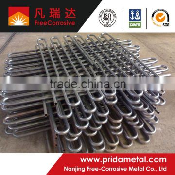 Professional manufacture bend titanium tube pipe products for heat exchanger