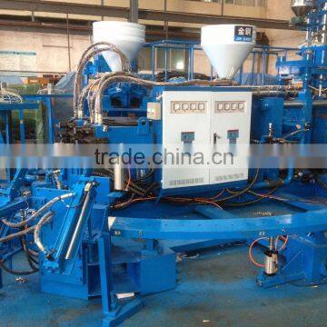 Double colors Rain boot injection machine