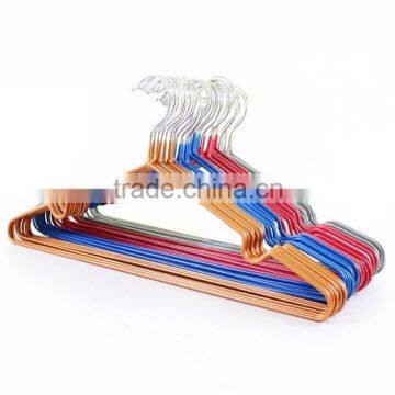 High Quality Stainless Steel Metal Coat Clothes Hangers With Plastic Coating