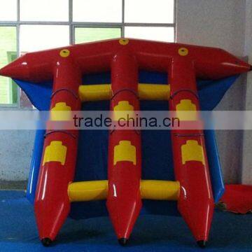 2016 hot sale inflatable flying fish towable / inflatable flying banana / inflatable flying fish