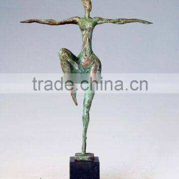 Antique Looking Bronze Nude Lady