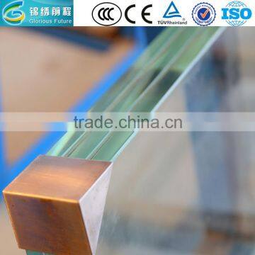 Glorious Future high quality safty 6mm coloured laminated glass with CE and SGP film