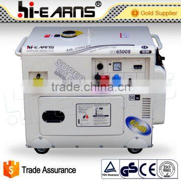 5KW electric super silent 380V petrol generator