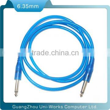 gold XLR 6.35mm male to male micphone cable