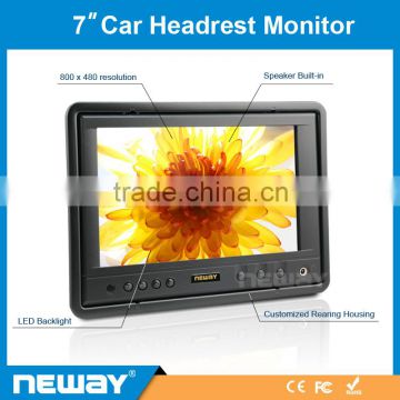 Car monitor 7 inch Digital LCD TFT Color Car Backup Monitor