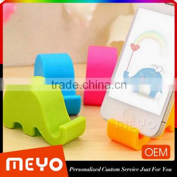 Unique design elephant shape cell phone stand holder for kids promotion