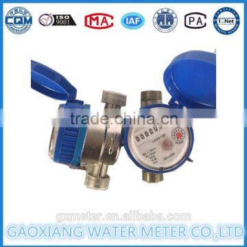 single jet water meter China manufacture 15-25mm