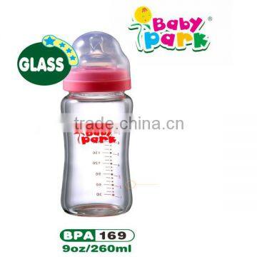 4oz/125ml clear glass bottles with handle