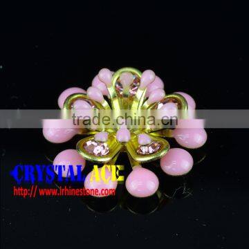 DIY jewelry accessories wholesale pink Color flower material