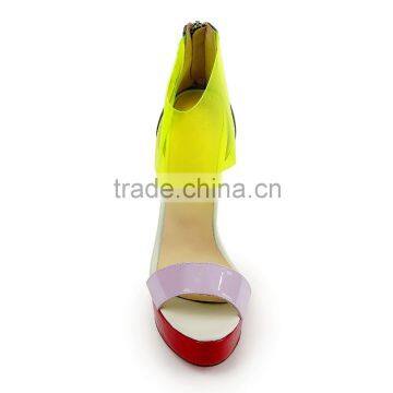 2015 Women New Fashion Sandals Women Stiletto Ankle Sandals High Heels Ladies Party Ankle Sandals photo-2