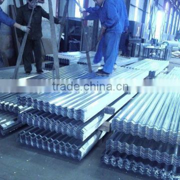 zinc Corrugated roof tile