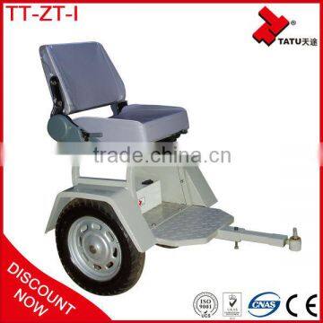 Trailer wheel chair , Roll Booster for road marking machine