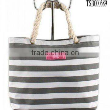 hot sale high quality strip beach bags 2012