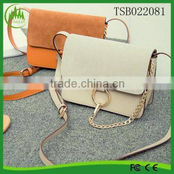 Alibaba China 2015 New arrival designer wholesale fashion women plain shoulder bag