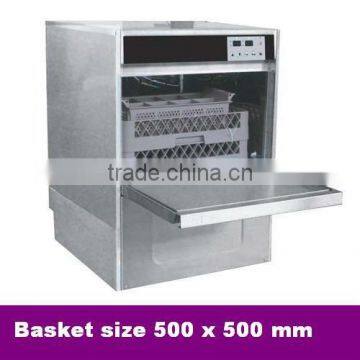 CE-HL-50 S.steel commercial dish washer for Hotel, Bar, Restaurant, Basket 500x500mm