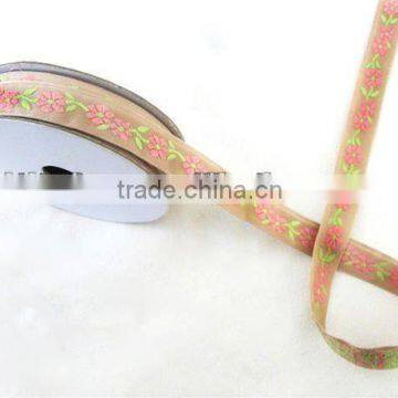 Embroidery Jacquard Ribbon