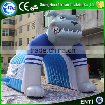 Used inflatable tent inflatable bulldog tunnel for rental