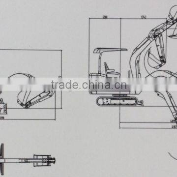 New Condition and Crawler Excavator Moving Type/2.2 Ton Mini Hydraulic Excavator photo-6