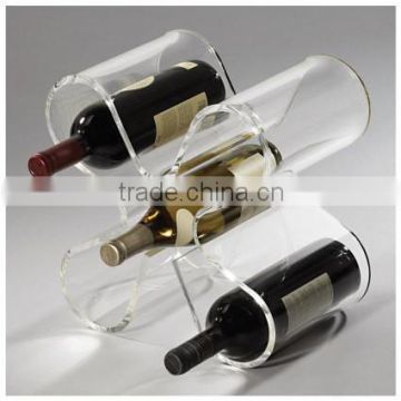 GH-RZ246 Modern design acrylic wine rack,high quality acrylic liquor holder, acrylic beverage display