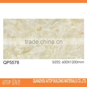 3D inkjet new tech thin thickness marble glazed high gloss panel hot sale