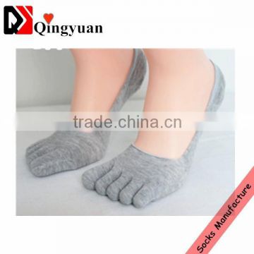 Invisable Five-toe men cotton Socks