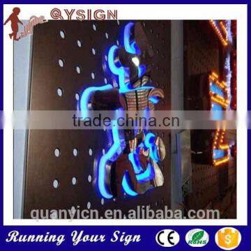 high quality mirror stainless steel back lit letters