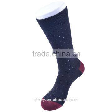 2015 Autumn Winter New Arrival Dot Design Pure Cotton Men Stockings Socks