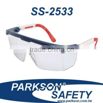 Economic and Popular Design Nylon Frame with Side Shield Safety Glasses Eyewear Spectacle SS-2533 ANSI Standard