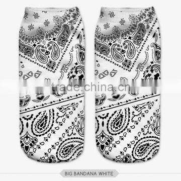 red hot ankle socks soenjoy cock high quality 3d full print colorful ankle socks sports unisex custom hot sale stretch spandex