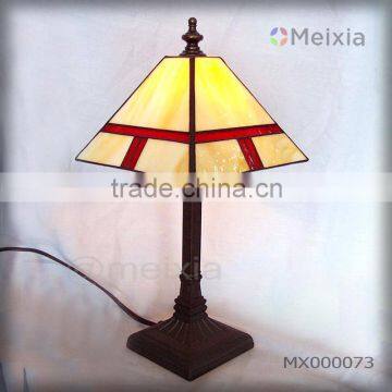 MX000073 china wholesale tiffany style stained glass desk lamp for home decoration item