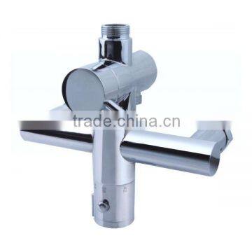 High Quality & Luxury Brass Thermostate Mixer, Chrome Finish and Wall Mounted, Upward Screw Spout