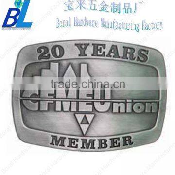 Classic antique anniversary metal belt buckles