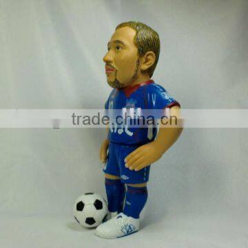 3D PVC football figure toys,sports figure