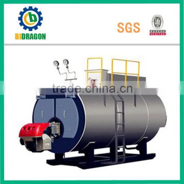 Colorful PLC control panel natural gas fired steam boiler