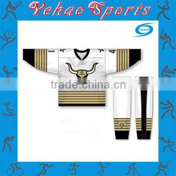 Wholesale sublimation ice hockey clothing 2015