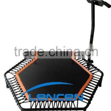 2015 Hot Sale Mini Fitness Trampoline With Handle Bar Quality Choice