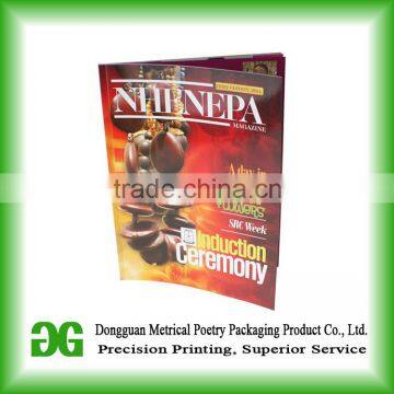 Full Color Glue Binding Printing Booklet Brochure Leaflet Catalogue Book Magazine
