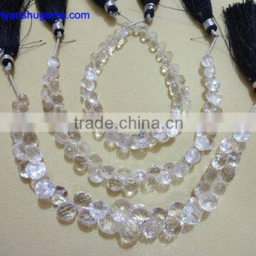 Crystal Faceted Onion beads