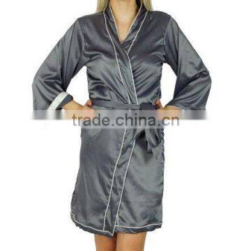 Designer Short Kimono Silk Robe Sexy Nighty Bathrobe Sleepwear manufacturer