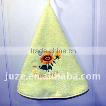 round kitchen hand towel