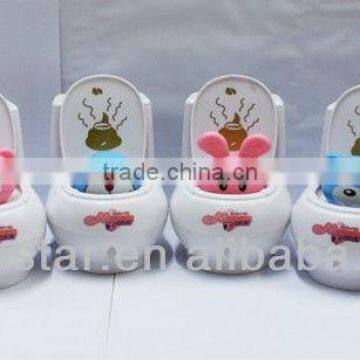 2013 new design cute creative toilet family piggy bank/money pot/saving box